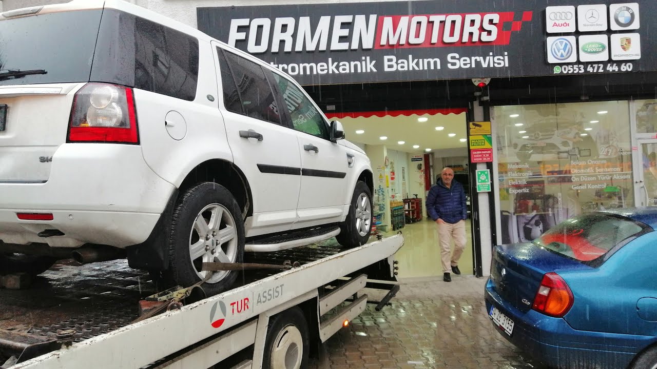MOTOR ÇALIŞTI ECOBOOST ÇEKİCİ İLE IĞDIRDAN GELEN LANDROVER