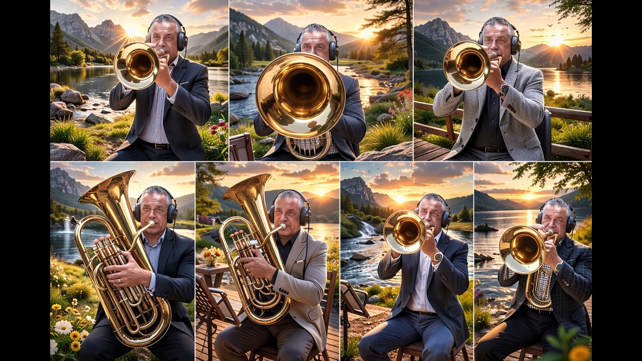 Vem com Josué | Hino Instrumental nos Metais 🎶 Trompete, Trombonito, Flugelhorn, Sax Horn e Eufônio