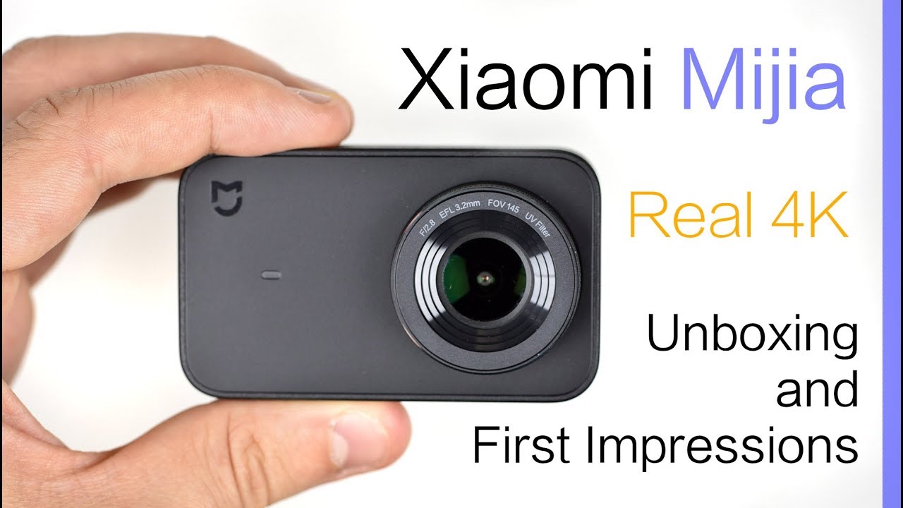 Xiaomi Mi Mijia 4K Action Camera - Unboxing and First Impressions