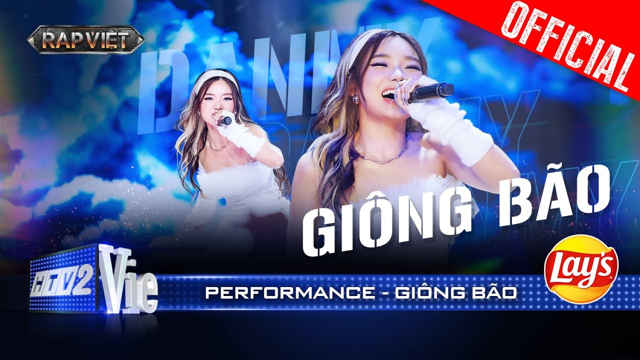 GIÔNG BÃO - DANMY like a storm cuốn bay sân khấu, về với team Karik |Rap Việt 2024 [Performance]