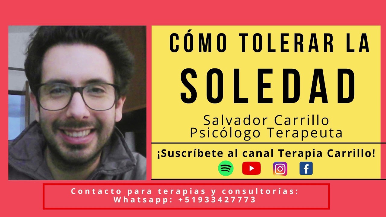 C&oacute;mo tolerar la soledad