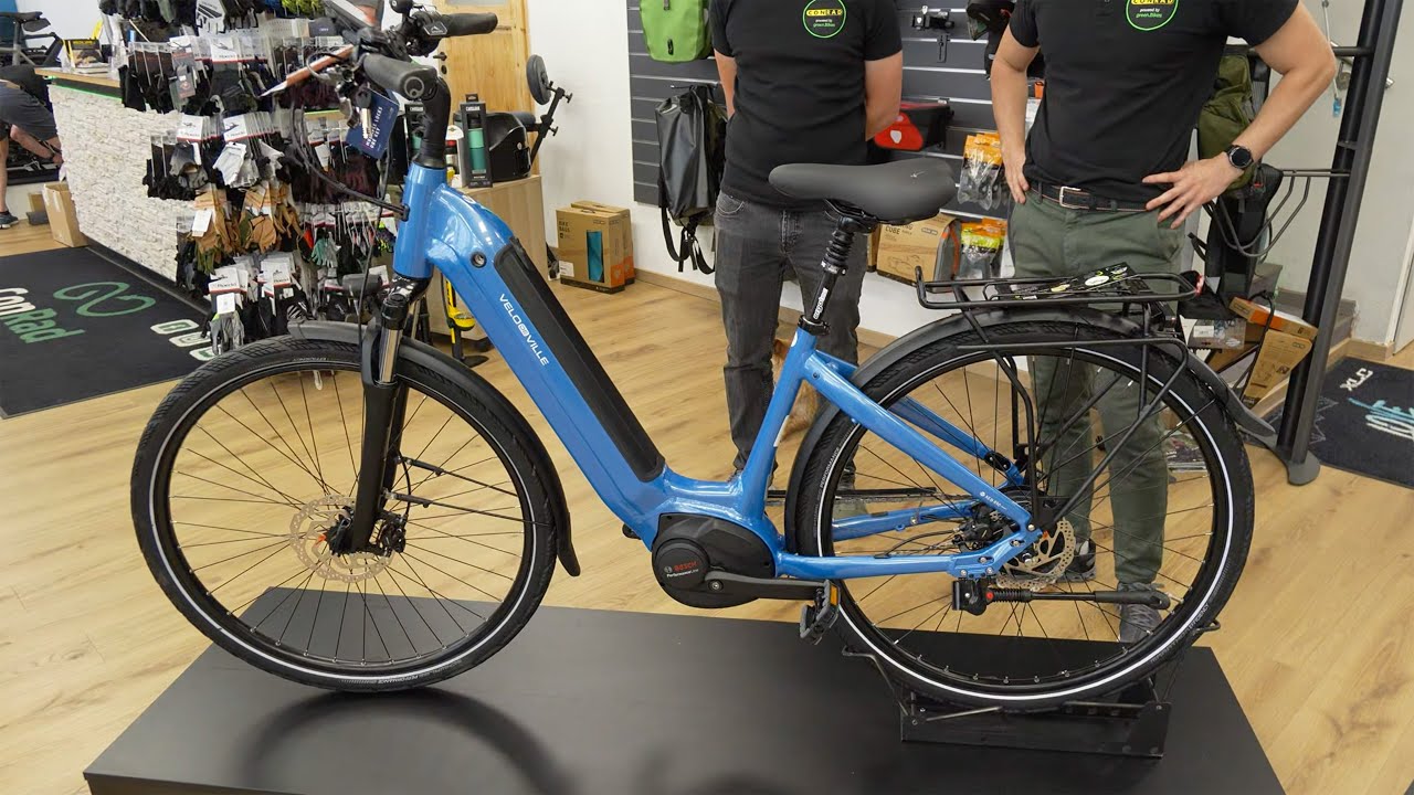 E-Bikes 2023: VELO DE VILLE AEB 890 SMART ENVIOLO TR 2023 Trekking Bosch Performance Line
