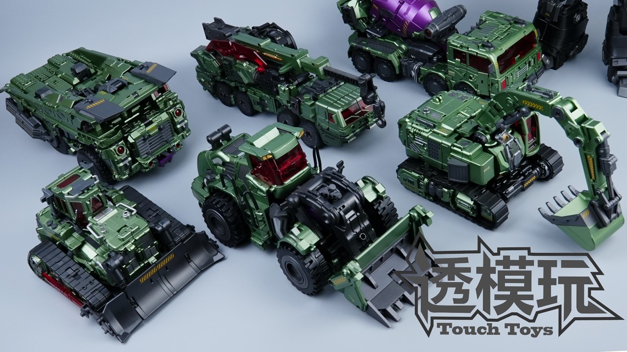 【SwiftTransform】Super Six Combine! DEVASTATOR! MOVIE STYLE CONSTRUCTICON WARRIOR! DST大力神合集 透模玩速变合体