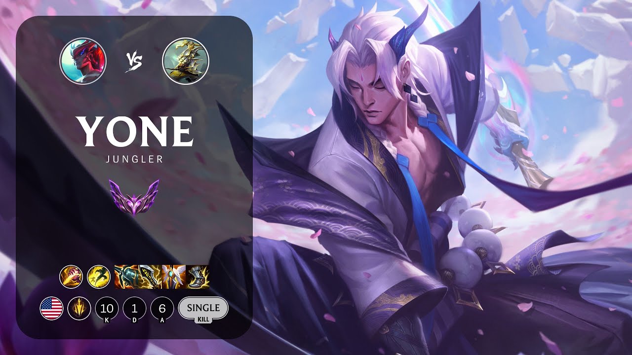 Yone Jungle vs Master Yi - NA Master Patch 14.1