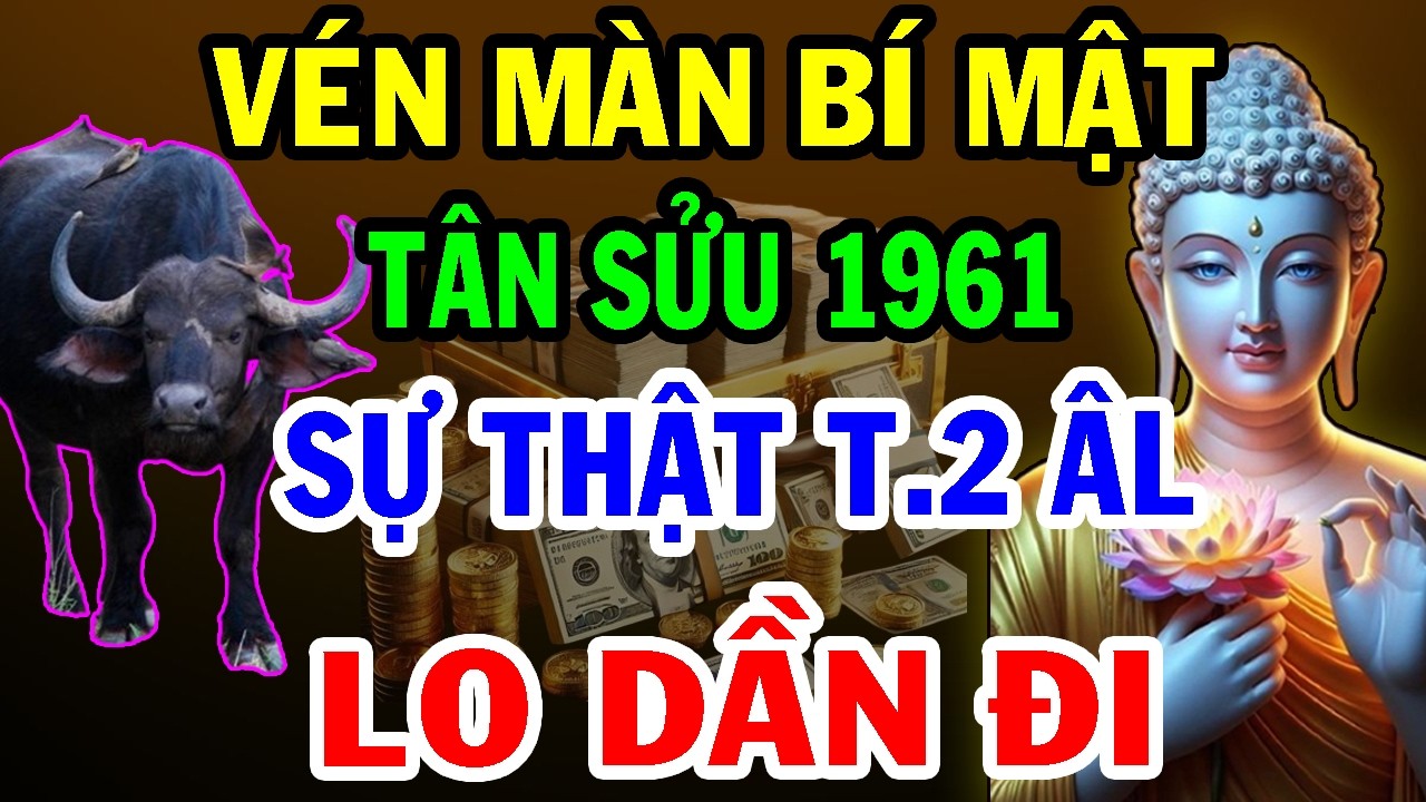 TÂN SỬU 1961 Chú Ý Lời Thầy Dặn: Tử Vi THÁNG 2 ÂM LỊCH – SỰ THẬT PHŨ PHÀNG Ít Ai Dám Tiết Lộ.