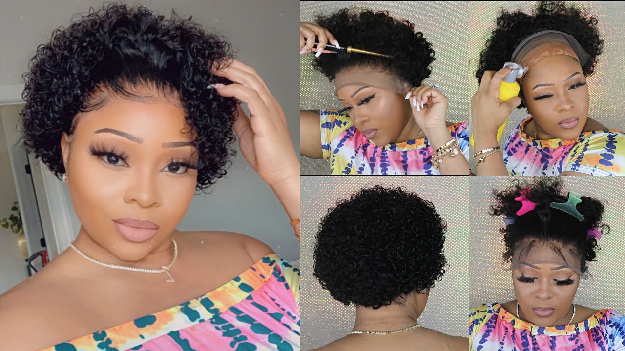 😱 I Tried To Melt A $80 Wig This Is What Happened | Pixi Cut Curly Bob Lace Wig | No Work Needed
