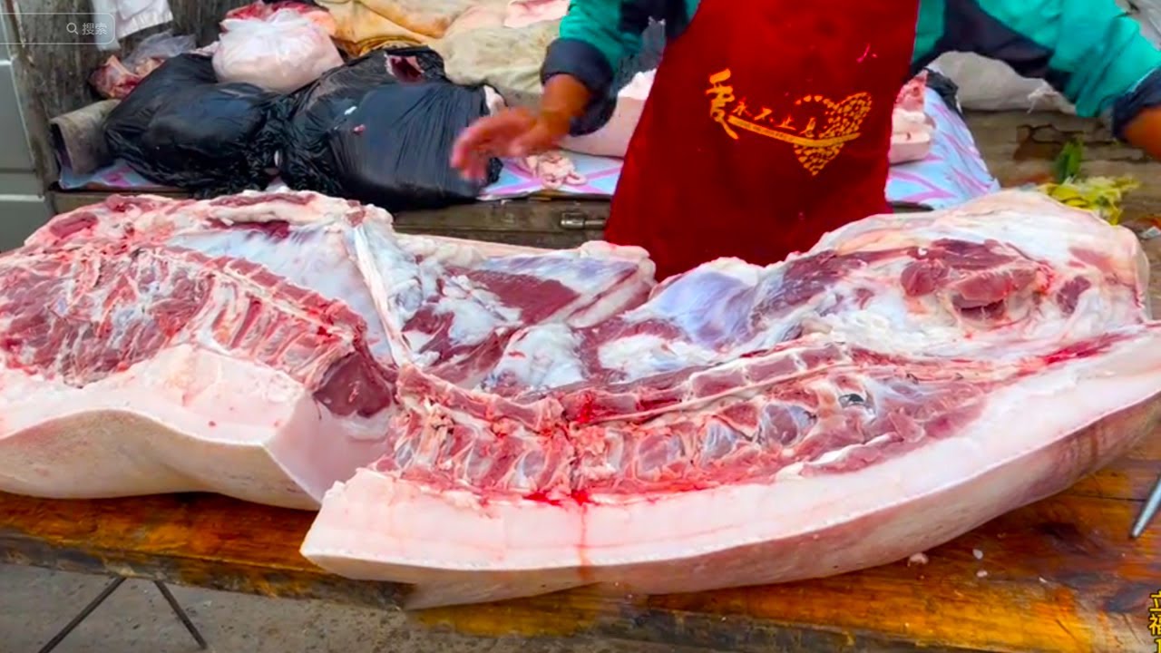 600来斤大肥猪直接买一头，北方人卖猪肉真豪横，不服不行！【立福128】