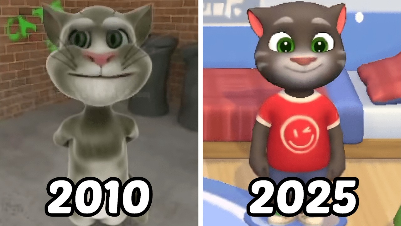 Talking Tom Evolution – 15 Years Of Games (2010–2025)