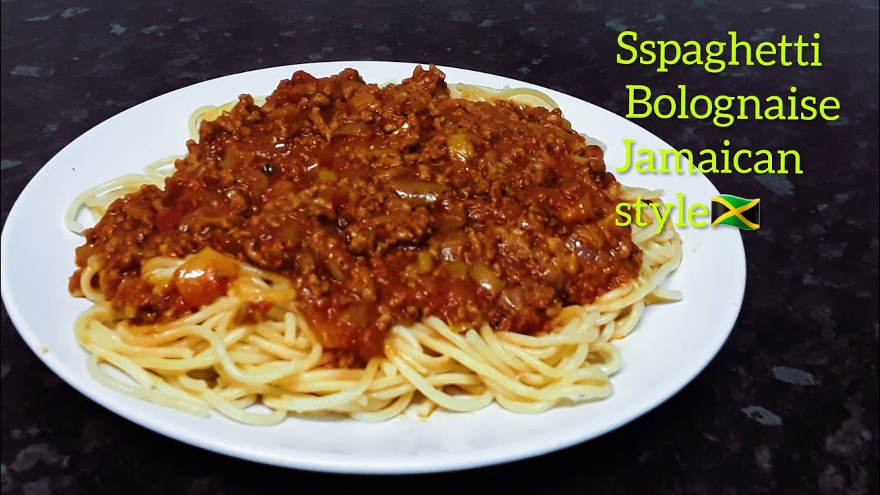 How To Cook Spaghetti Bolognese  In Jamaican Style Food |  Bolognese Recipe by Creators Kitchen
