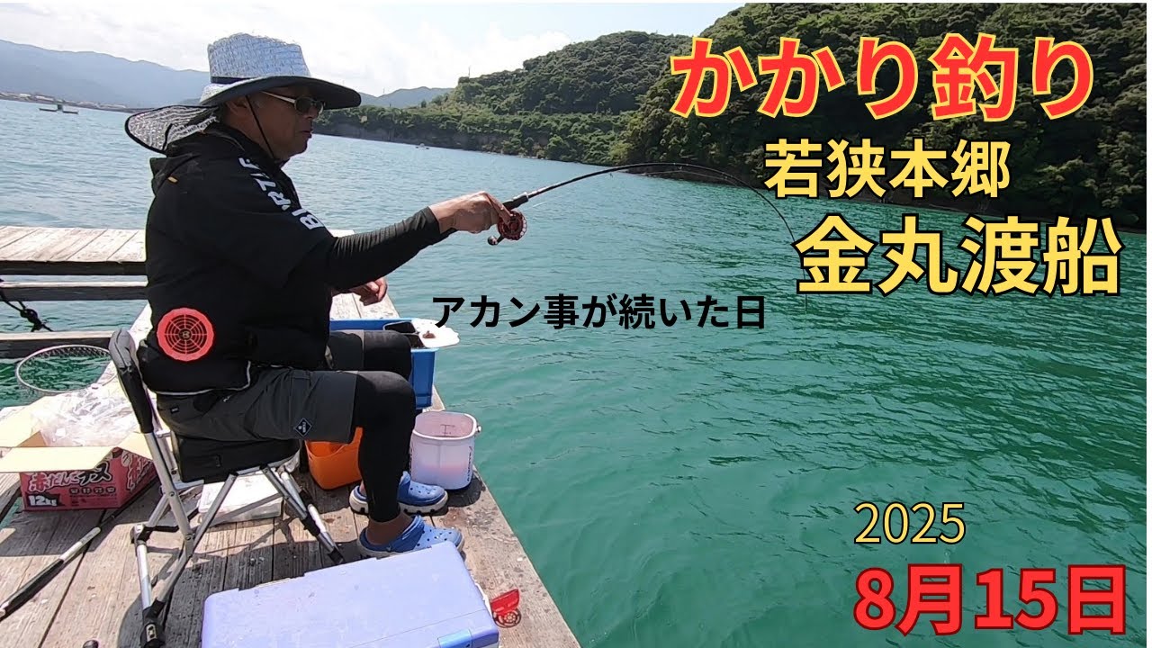 【かかり釣り】若狭本郷金丸渡船2025.8.15
