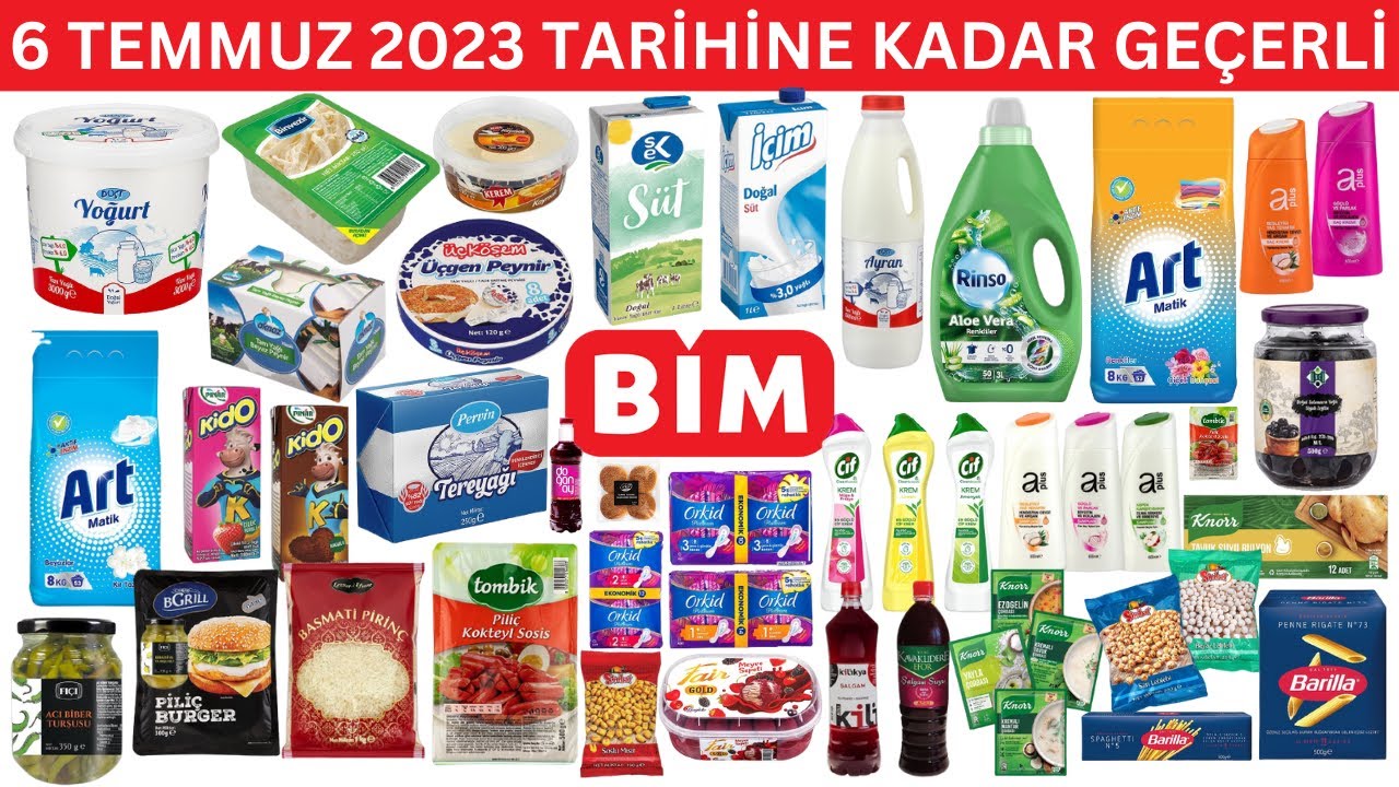 BİM GIDA TEMİZLİK ÜRÜNLERİ | 6 TEMMUZ 2023’E KADAR | BİM AKTÜEL | BİM KAMPANYA | Bim İndirimleri