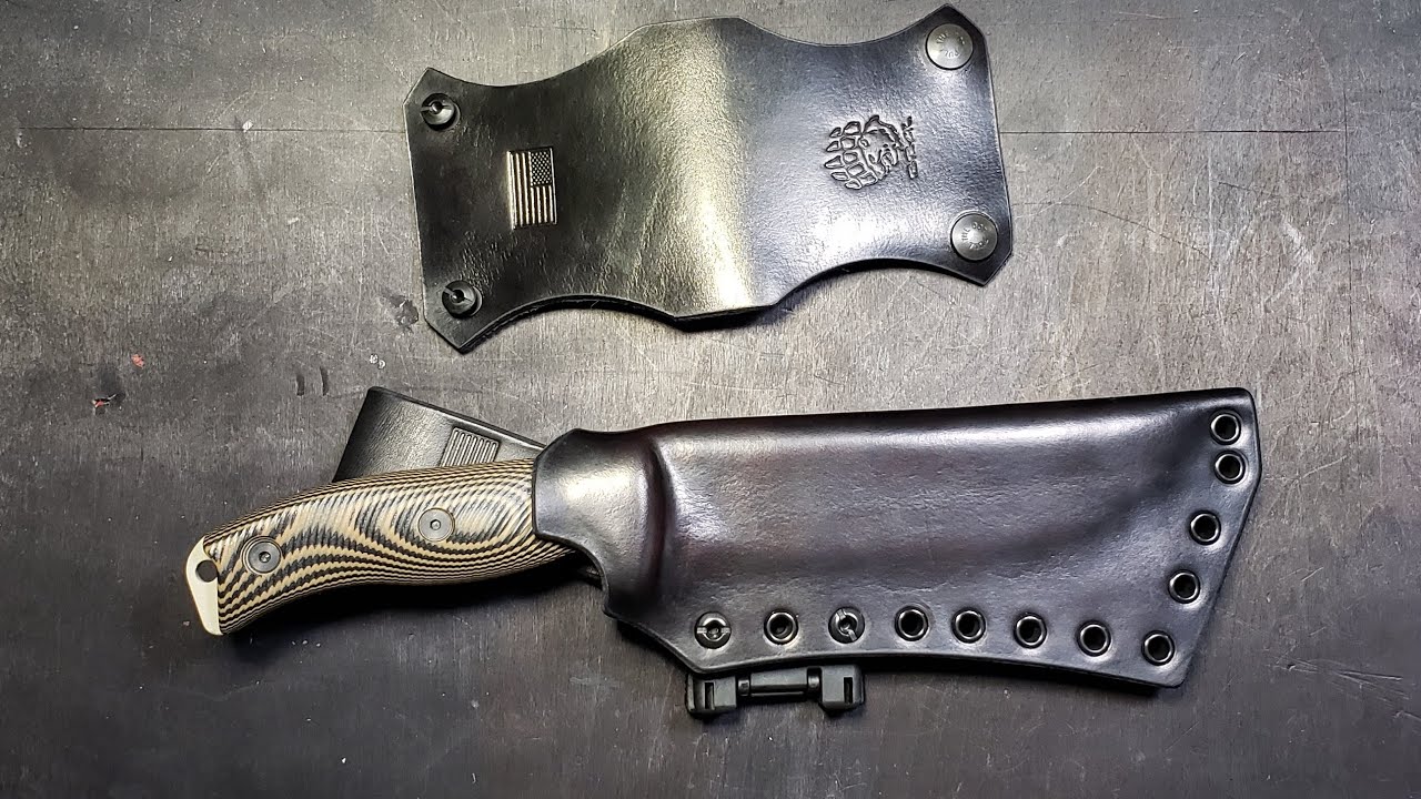 ESEE-6 Custom Leather Over Kydex Sheath