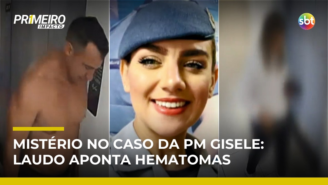 PM Gisele: laudo aponta hematomas; imagens mostram mulheres saindo de imóvel | #Primeiro Impacto