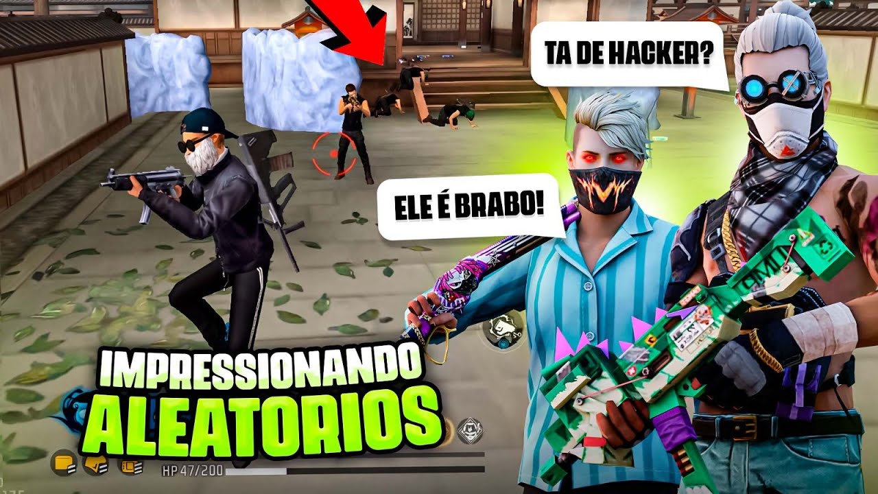 FIQUEI SOLO CONTRA 1 SQUAD COMPLETO E OS ALEATÓRIOS ASSISTIRAM ESSE SHOW NO FREEFIRE ☠️