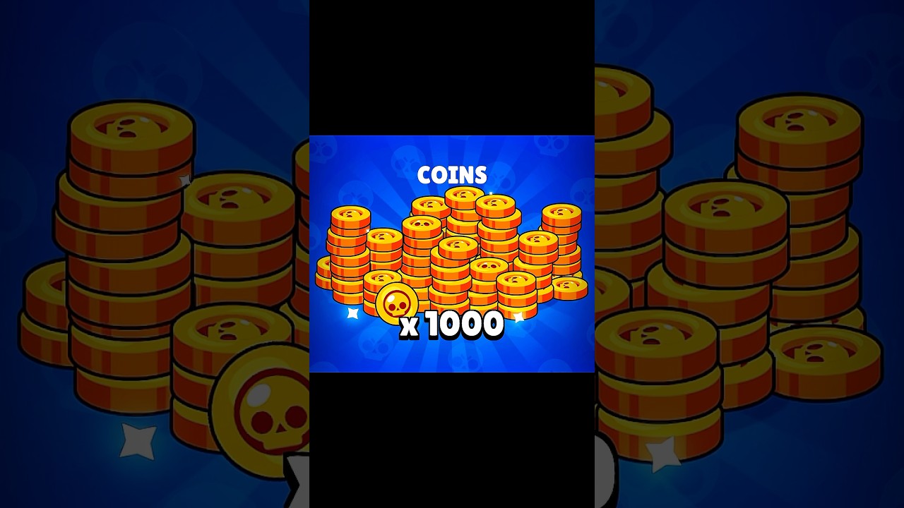 brawlstars giving away free 1000 coins☠️🍼#youtubeshorts #brawlstars