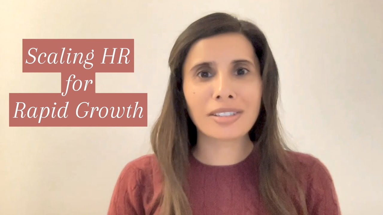 Scaling HR for Rapid Growth