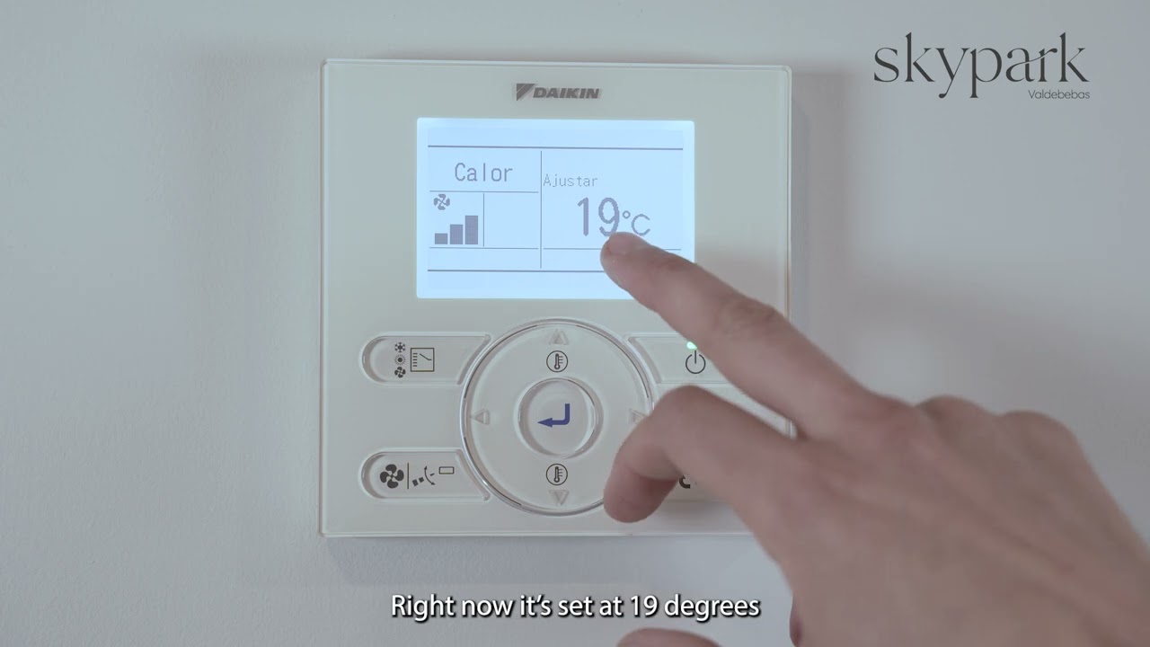 Skypark Valdebebas I Funcionamiento del termostato Daikin