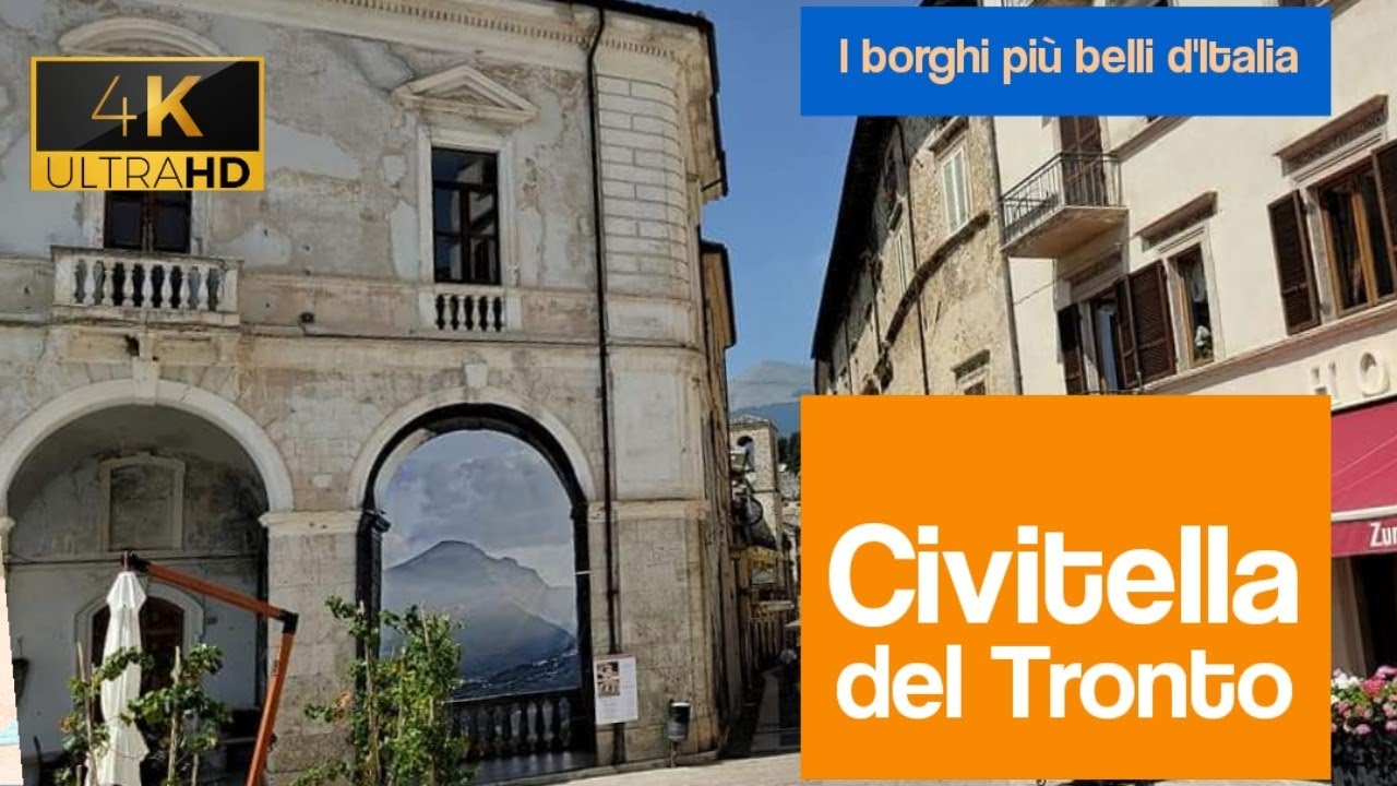 I BORGHI PIÙ BELLI D'ITALIA: Civitella del Tronto - 4K Fimi Palm
