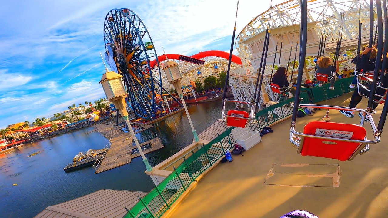[NEW 2022] SILLY SYMPHONY SWINGS - FULL RIDE - DISNEY CALIFORNIA ADVENTURE DISNEYLAND RESORT