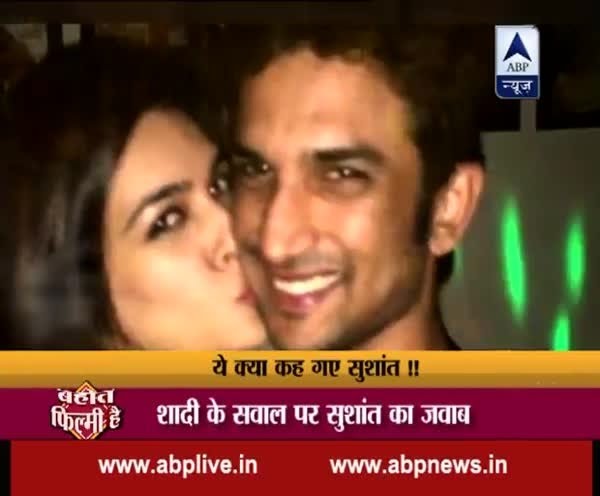 Sushant reacts when ask about his affair with Kriti Sanon