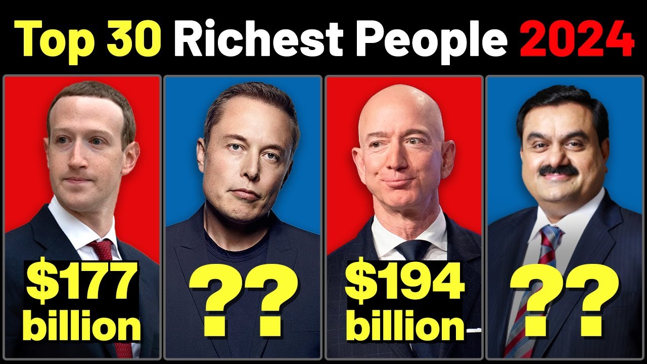 Top 30 Richest People in The World 2024