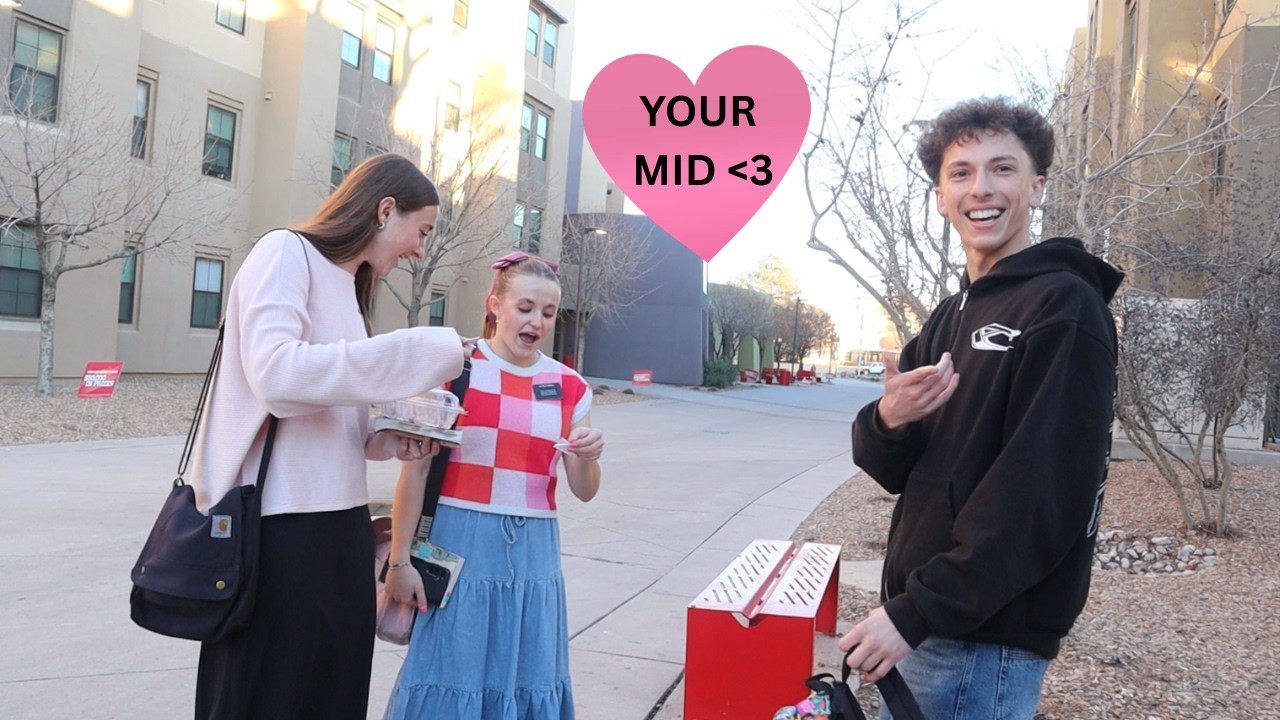 Giving Girls Rude Valentine's Cards!