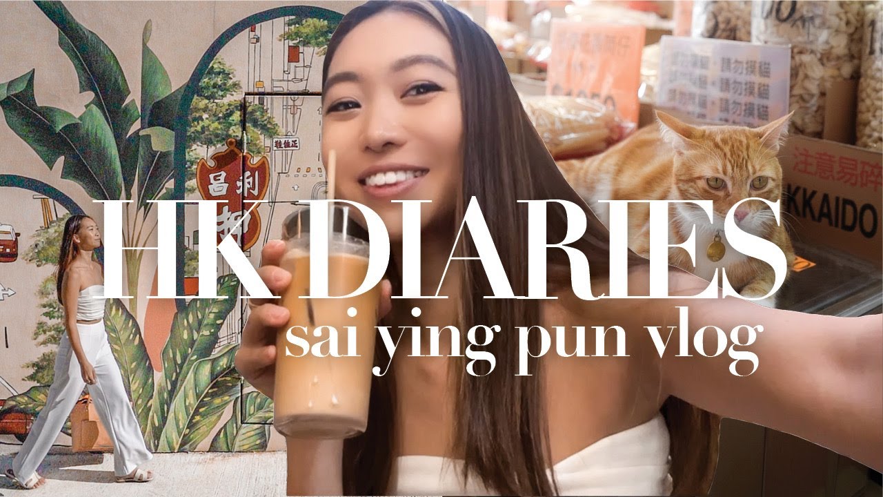 HK DIARIES - Sai Ying Pun’s market cats, cafes, hidden museums, street art and harbour view park!