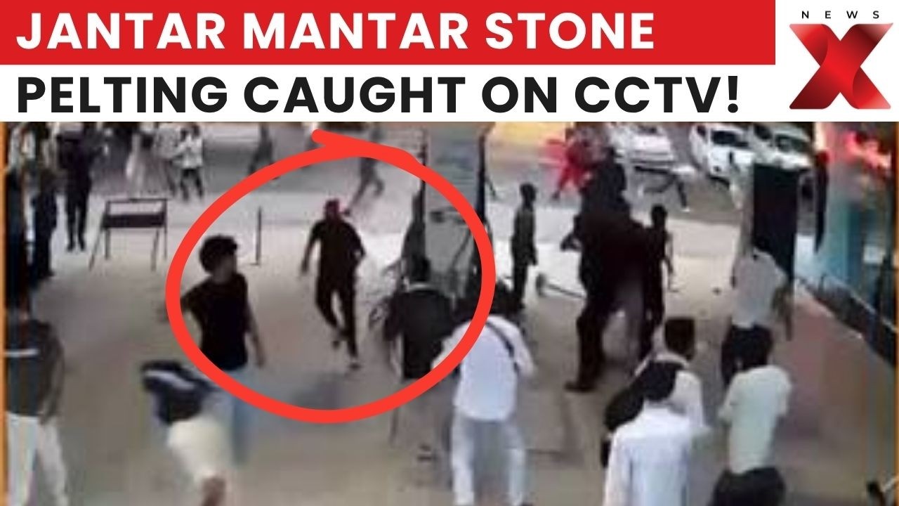 EXCLUSIVE JANTAR MANTAR CCTV! NEET Protesters Caught Attacking Police Van? | NewsX