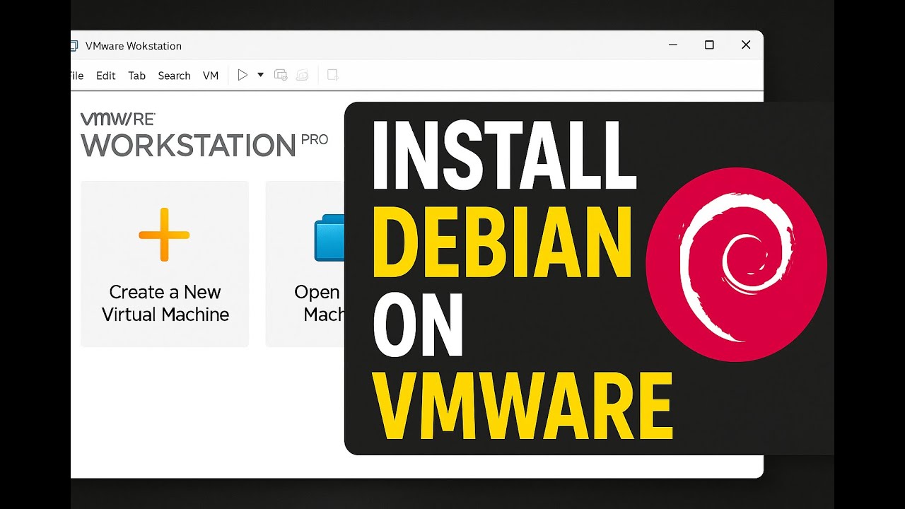 Как установить Debian Linux на VMWare Workstation Pro