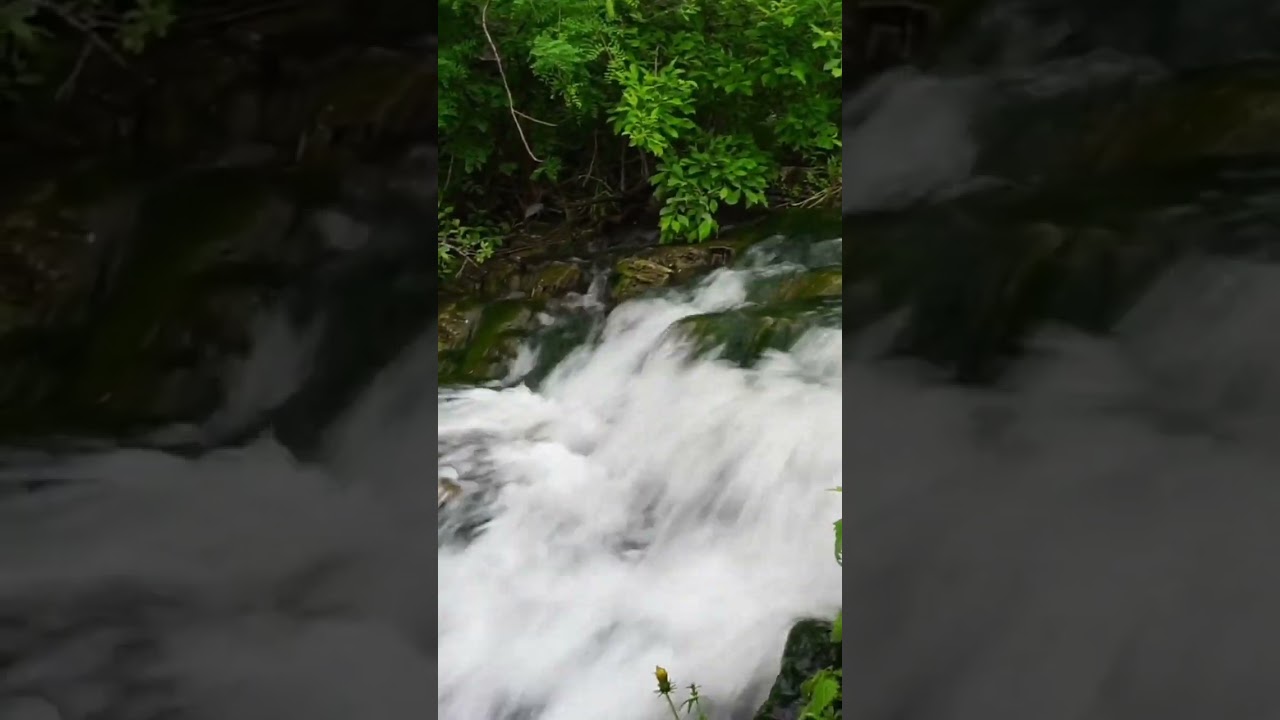 #flowingriversounds #meditation #nature #relax #relaxingmusic #waterfall #mountainriversounds