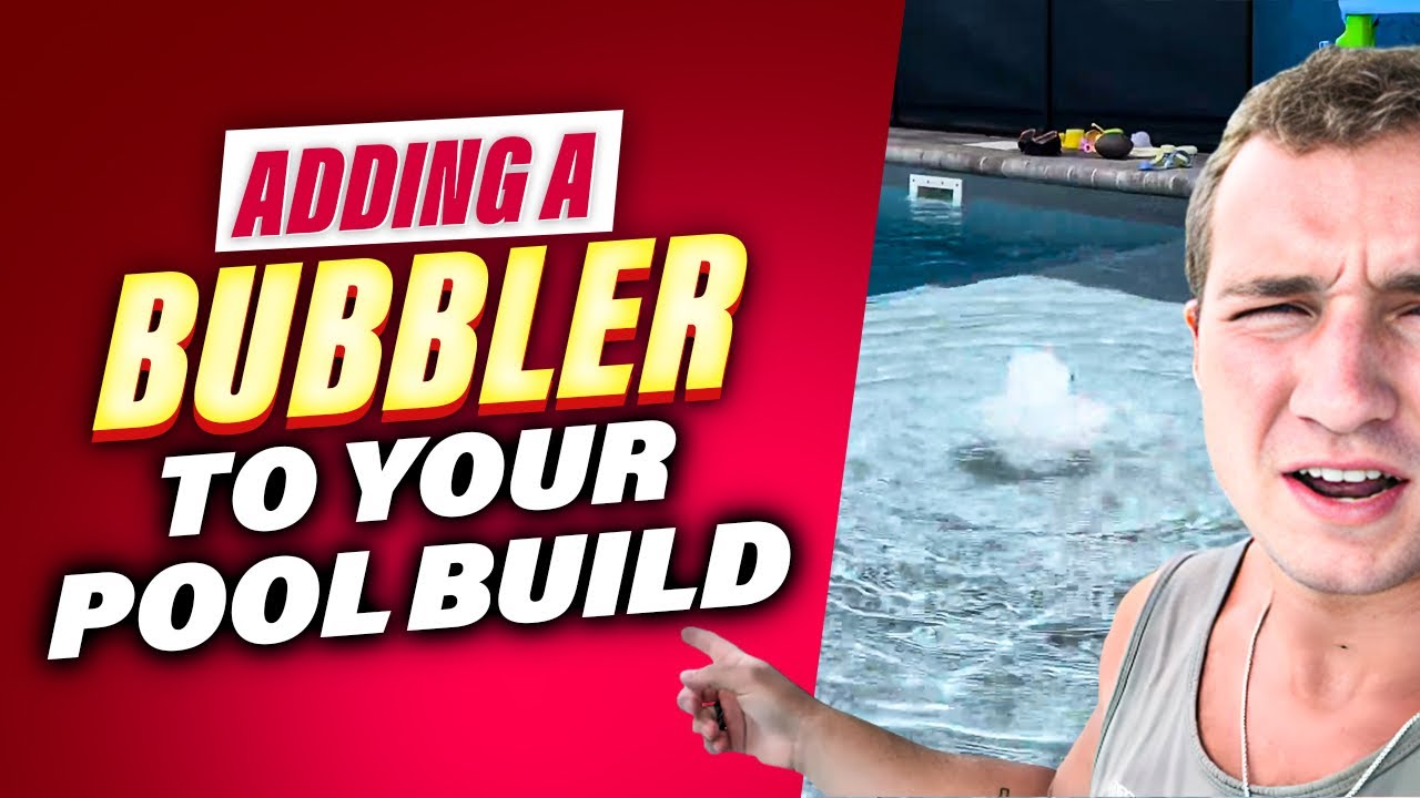 Adding a bubbler water feature to your pool build - is it worth it? Let&rsquo;s dive in!