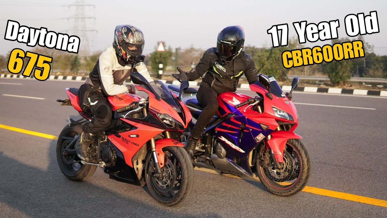 Daytona 675 vs CBR 600RR FireBlade | Legendary Machines!