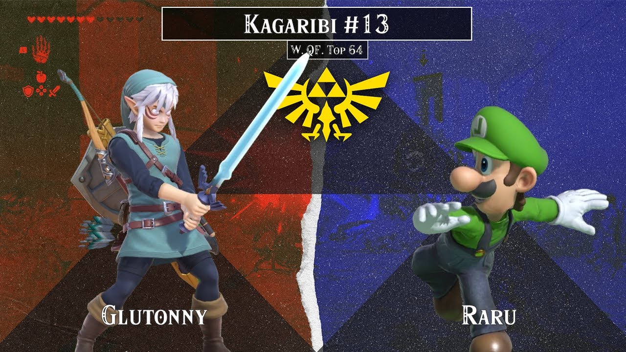 KAGARIBI #13 | Glutonny (Link) Vs. Raru (Luigi) - Winner's Qualifiers, Top 64