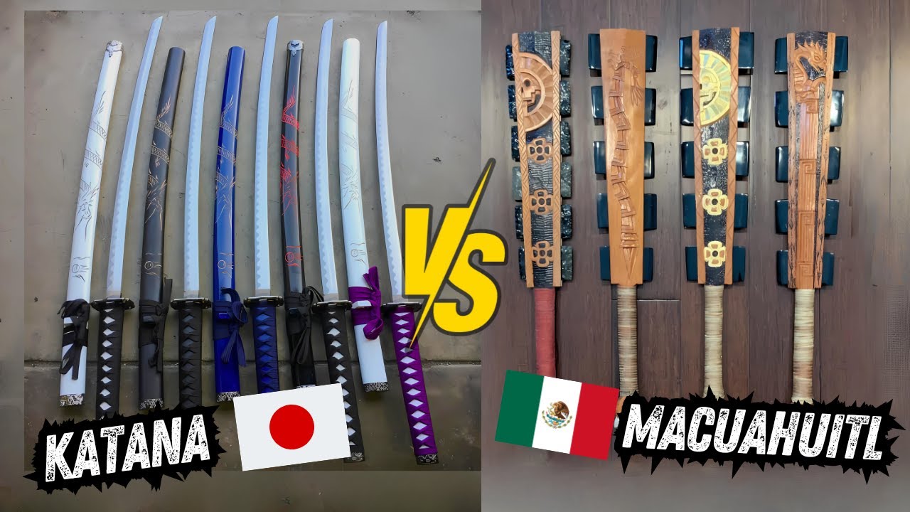 Katana VS Macuahuitl &iquest;Cual gana? Dos miticas Armas se enfrentan