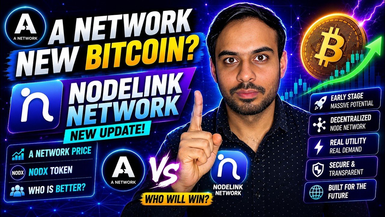 A Network New Bitcoin? | Nodelink Network New Update | A Network Price | NODX Token | Who is better😱