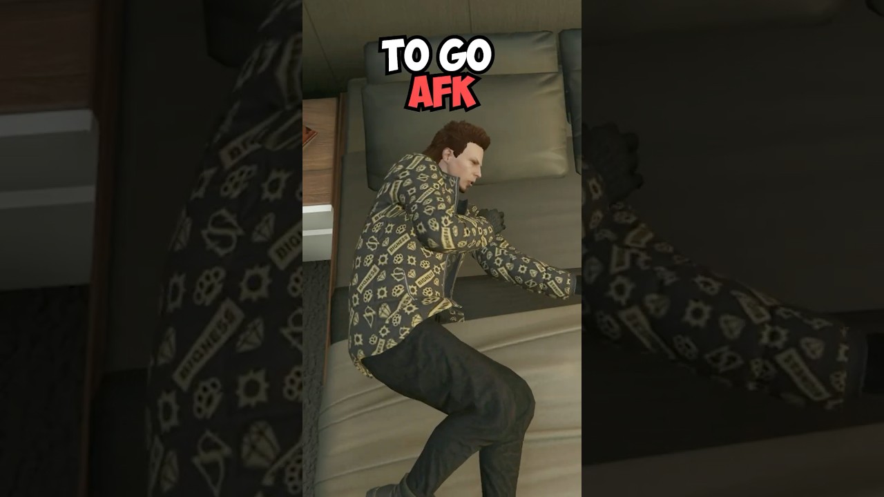 Как уйти в AFK в GTA Online #gta