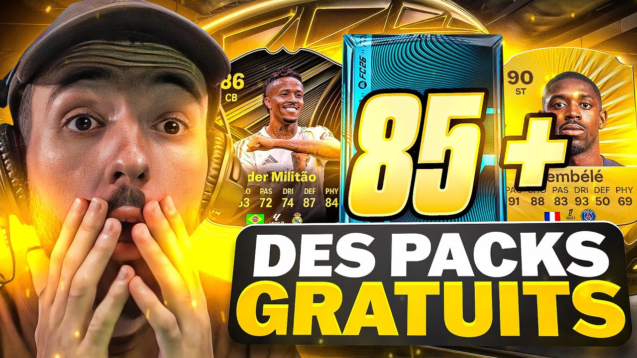 OHHH !! J'OUVRE des PACKS 85+ & TOTW 2 GRATUITS - FC 26 Ultimate Team