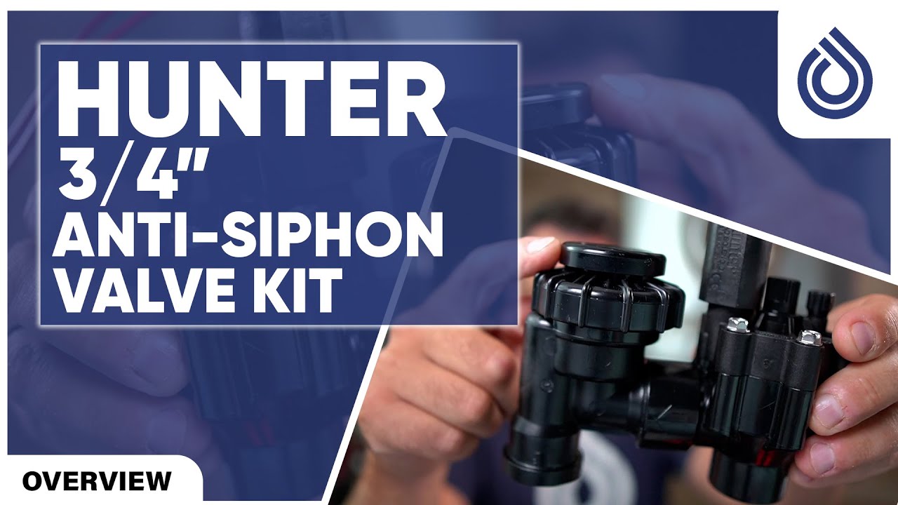 Hunter Anti-Siphon Valve Kit for Drip Zones
