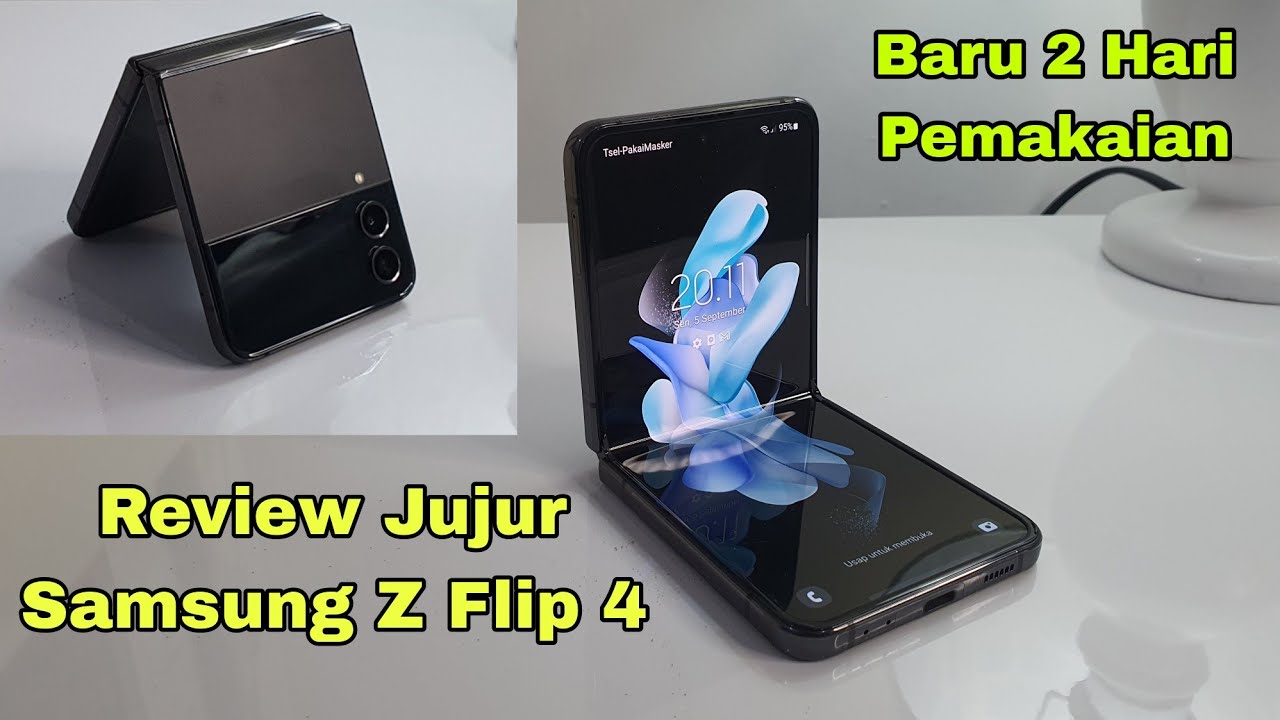 Review Jujur Samsung Galaxy Z Flip 4. Warna Hitam Netral dan Lucu. graphite