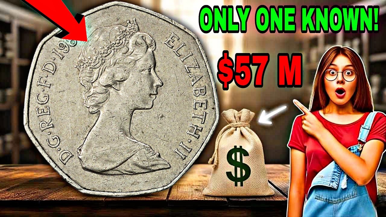 INSANE Coin Prices! Top 5 Rare UK Fifty Pence Coins That Made Collectors Rich Overnight!