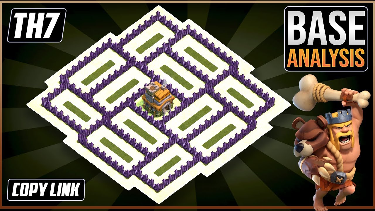 ULTIMATE TH7 HYBRID/TROPHY Base 2022!! | Town Hall 7 (TH7) Hybrid Base Design - Clash of Clans
