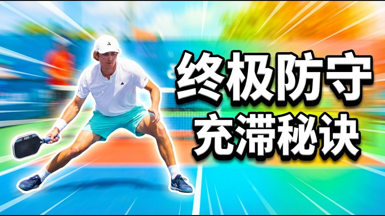 匹克球防守反击：学会这个实战充滞练习，让对手无机可乘！