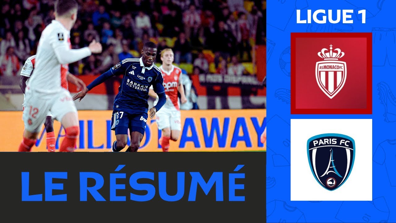 AS Monaco - Paris FC | 0-1 | R&eacute;sum&eacute; | Ligue 1 2025-26 | monaco paris fc
