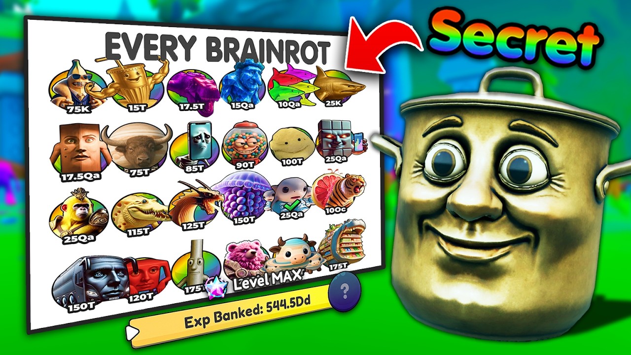 Раскройте ВСЕ СЕКРЕТНЫЕ BRAINROT в скоростном забеге Brainrot Evolution RECORD!