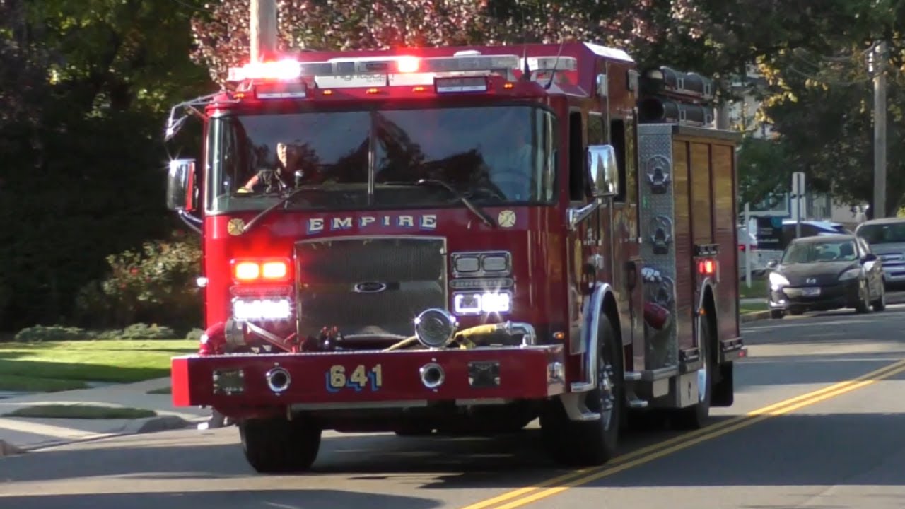 Merrick FD Chief 6400 & Engine 641 (X3) Responding to multiple runs.
