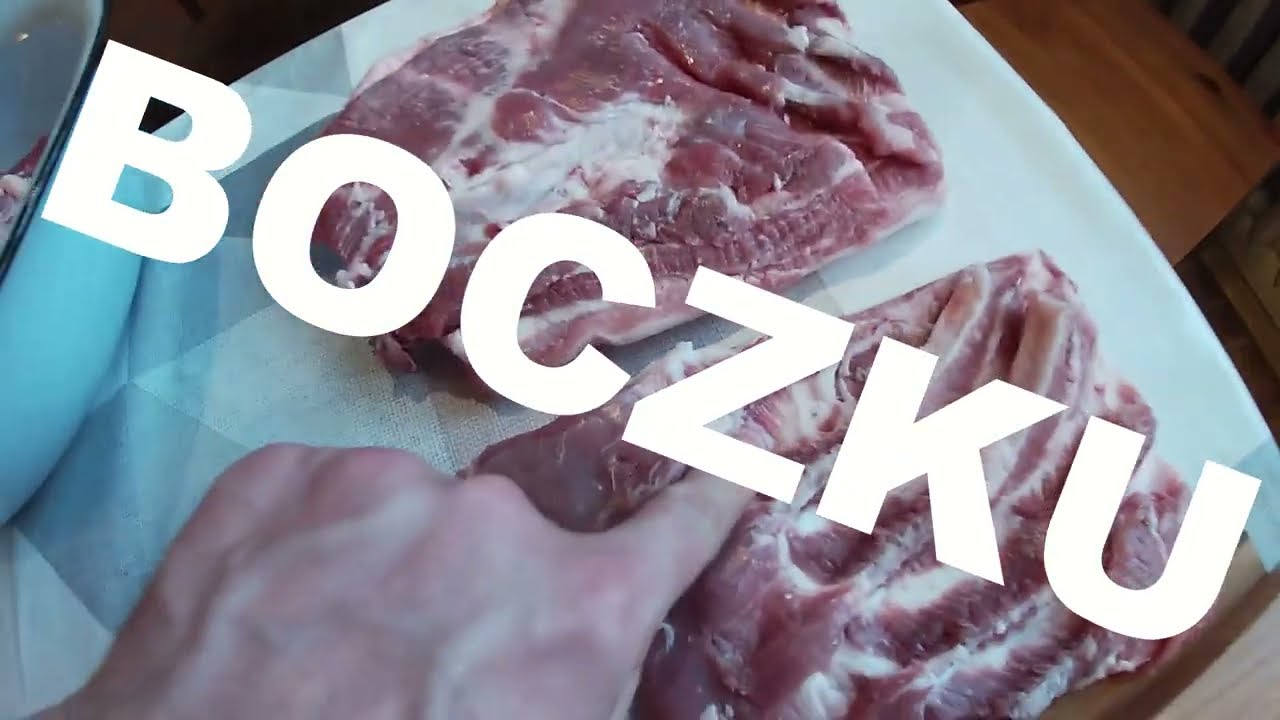 Domowa produkcja kiełbasy słoikowej/białej/wędzonej.