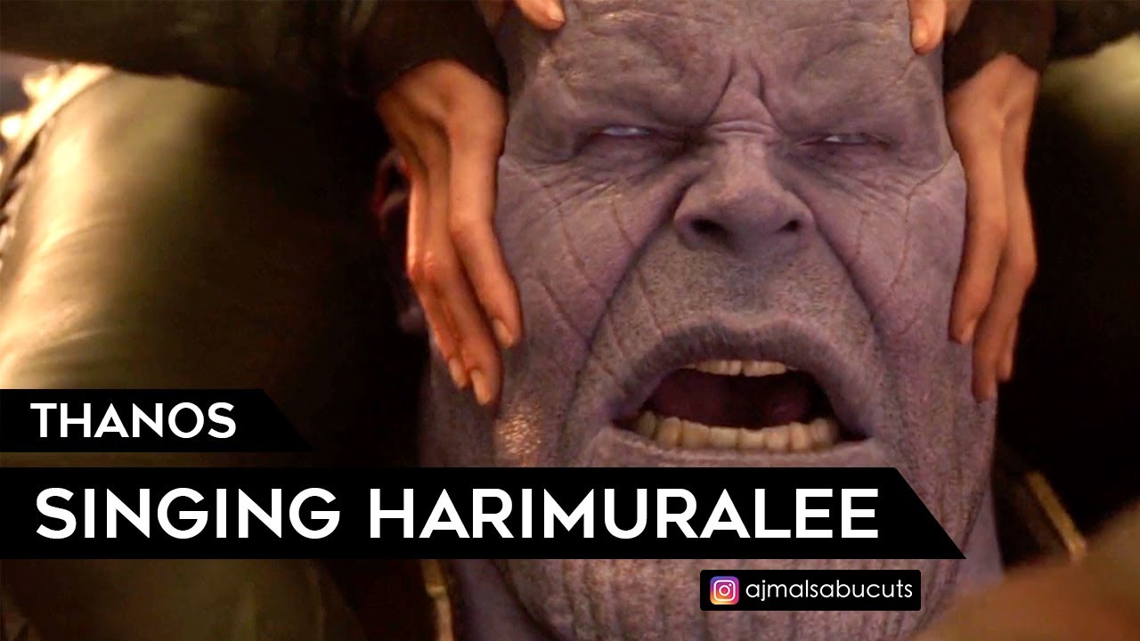 Thanos as Thampuran | Singing Harimuraleeravam | ajmalsabucuts
