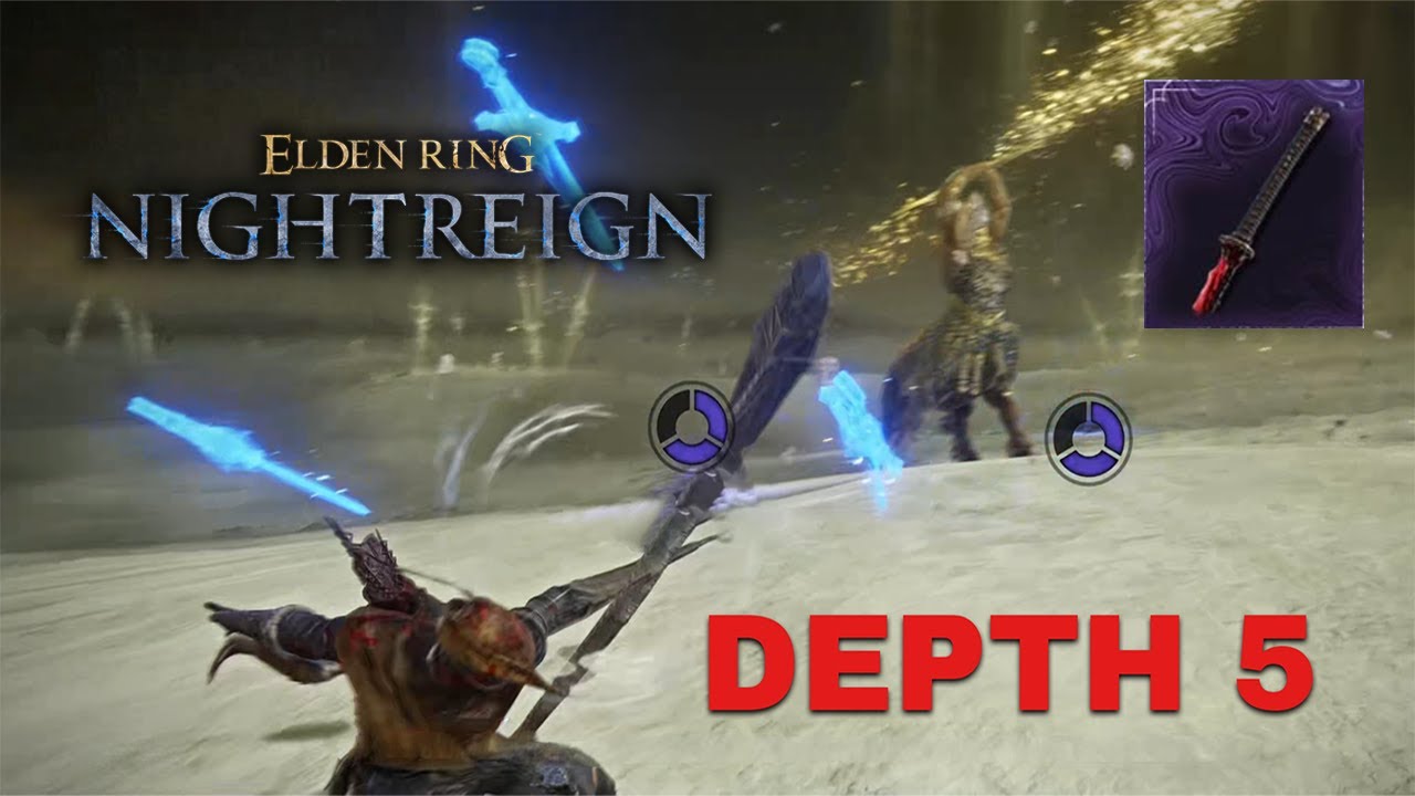 Depth 5 Melee Iron Eye with Rivers of Blood (ED Fulghor) #eldenringnightreign #nightreign #엘든링밤의통치자