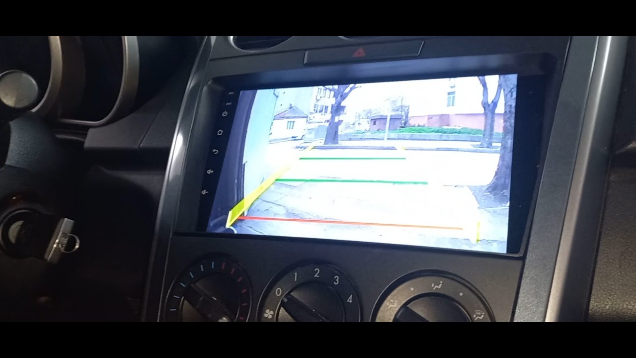 Установка камеры заднего вида на Mazda CX 7