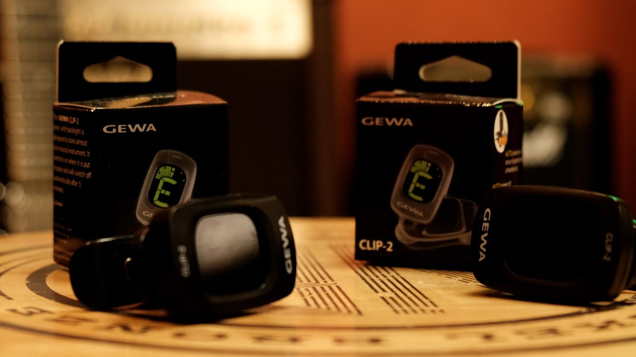 Le meilleur accordeur pour guitare (et de loin) ... Le GEWA Clip 2